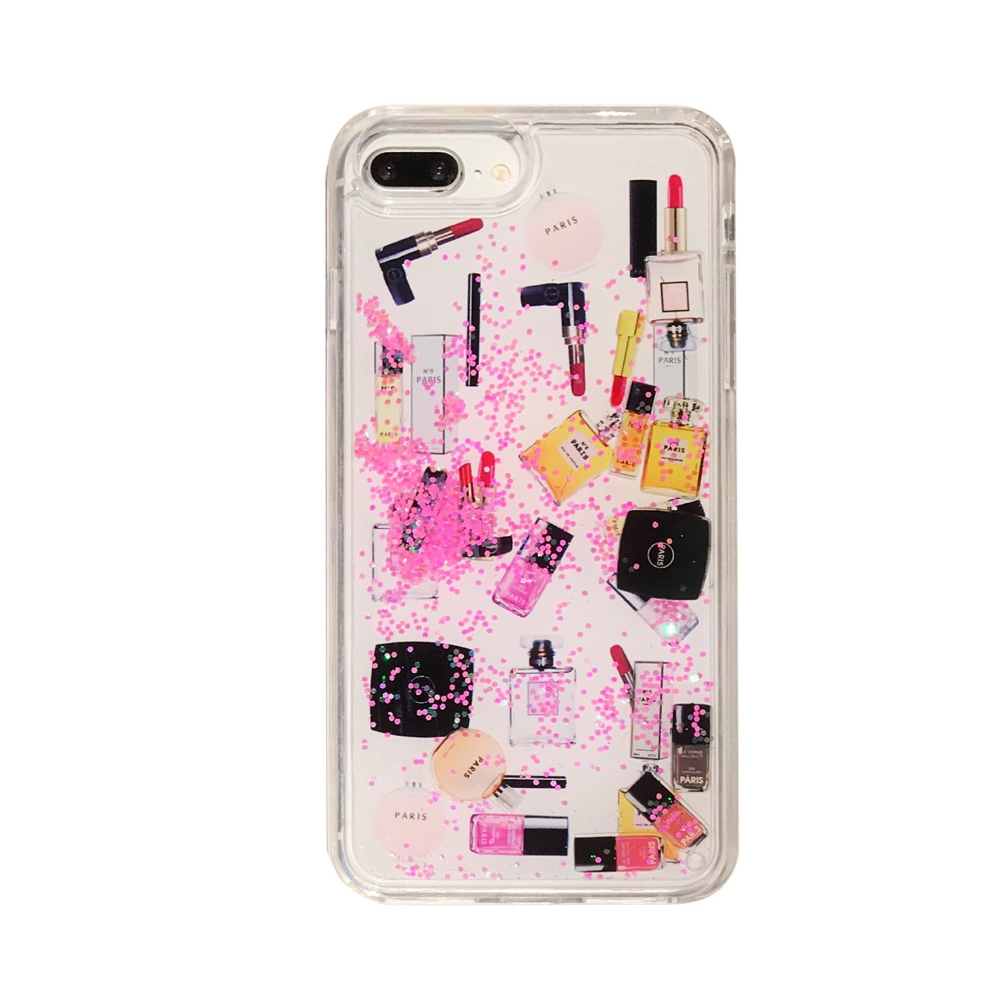 Lipstick Perfume Bottle Quicksand Phone Case